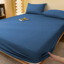 DecorBites™ Cozy Solid Color Fitted Sheet - All Seasons Mattress Cover