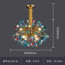 DecorBites™ Colorful Crystal Chandelier LED Dining Room Lighting
