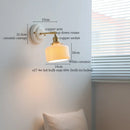 DecorBites™ Ceramic Wall Sconce Light Copper Arm Nordic Minimalism Bedroom Bathroom Mirror