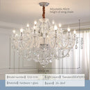 DecorBites™ Elegant LED Crystal Chandelier for Home Décor and Romantic Ambiance