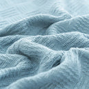 DecorBites™ Cotton Waffle Towel Quilt Single Blanket for Office & Picnics