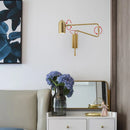 DecorBites™ Adjustable Long-Arm Wall Lamp with Switch, E27 Flex Reading Bedside Light