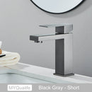DecorBites™ Gold Stainless Steel Bathroom Basin Faucet Mixer Deck Mounted