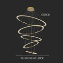 DecorBites™ Crystal Chandelier: Stair Pendant Lamp, Living Room & Interior Lighting