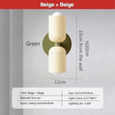 DecorBites™ Cream Double Head LED Wall Lamps for Living Room Bedroom Indoor Decoration