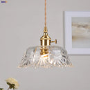 DecorBites™ Brass Glass LED Pendant Light: Nordic Modern Simple Home Decor Hanging Lamp
