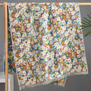 DecorBites™ Country Flowers Cotton Bath Towel