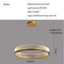 DecorBites™ Black/Gold LED Pendant Lights | Modern Design for Home Lighting Decoration