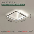 DecorBites™ Geometric LED Ceiling Lamp | Modern Nordic Bedroom Study Light