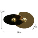 DecorBites™ Geometric Circle Sculpture: Modern Metal Desk Ornament for Room Aesthetic