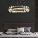 DecorBites™ Crystal LED Chandelier: Modern Luxury Interior Pendant Light for Living Room