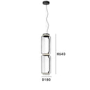 DecorBites™ Glass LED Pendant Light - Stylish and Modern Illumination for Various Spaces