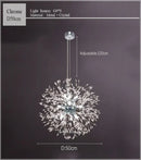 DecorBites™ Dandelion Chandelier LED Sparkle Ball Crystal Lighting for Restaurant & Living Room