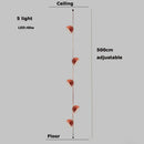 DecorBites™ LED Belt Chandelier Pendant Light for Dimmable Indoor Lighting in Living Room