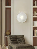 DecorBites™ French Cream Wind Wall Lamp, Carved Designer Pastoral Style Sconce for Bedroom and Living Room