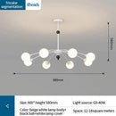 DecorBites™ Cream Wind Chandelier: Luxury Postmodern Hall Lamp for Living Room, Bedroom, and Restaurant