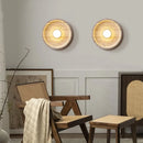 DecorBites™ LED Wall Lamp Pull Chain Yellow Stone Modern Mirror Light