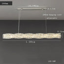DecorBites™ Glass Chandelier LED Ceiling Light Fixture Modern for Living Room Hotel Dining Hall