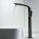 DecorBites™ Basin Faucet: Brass Black Bathroom Mixer Tap, Single Handle Hot Cold Lavatory Faucet