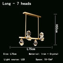 DecorBites™ Crystal LED Pendant Lights: Elegant Lighting Solution for Home Decor