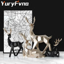 DecorBites™ Deer Sculpture: Elegant Living Room Table Decoration & Christmas Gift