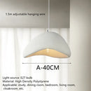DecorBites™ Handmade Wabi Sabi Chandelier Modern LED Pendant Lamp for Nordic Restaurant Island