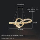 DecorBites™ Elegant Crystal Chandelier for Luxury Home Decoration