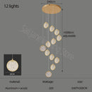 DecorBites™ Double Story LED Ring Chandelier - Modern Nordic Style Living Room Lighting