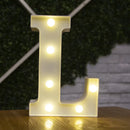 Decorative Letters Alphabet Letter LED Lights Luminous Number Lamp Night Light Wedding Proposal Party Baby Bedroom Decoration