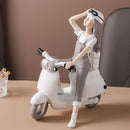 DecorBites™ Kawaii Girl Figurine Sculpture for Room Decor and Desk Accessories