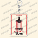 Hot The Boys TV Show Keychains Homelander Billy Butcher Starlight Key Chain Ring for Bag Hero Pendant Keyring Jewelry Fans Gifts