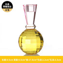 DecorBites™ Crystal Candle Holder: Elegant Table Centerpiece for Romantic Events & Home Decor