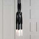 DecorBites™ Cloth Pendant Light with Acrylic Shade and G9 Bulb for Dining Room and Kitchen