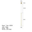 DecorBites™ LED Line Chandelier: Nordic Creative Lighting for Living Room & Bedroom
