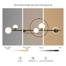 DecorBites™ LED Long Strip Pendant Light: Nordic Minimalist Design for Living Room, Restaurant, Bar