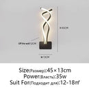 DecorBites™ LED Wall Lamps Modern Minimalist Bedroom Living Room Lighting Black White