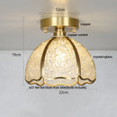 DecorBites™ Glass Crystal Ceiling Light Fixture Modern Nordic Design