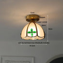 DecorBites™ Glass LED Ceiling Lamp Modern Copper Socket Ceiling Lights
