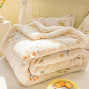 DecorBites™ Cozy Milk Velvet Cartoon Blanket for Single Bed, Student Dorm: Spring & Autumn Blanket
