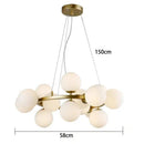 DecorBites™ Glass Ball LED Pendant Lights for Home Decor and Luminaires