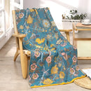 DecorBites™ Cotton Gauze Floral Adult Bath Towel - Quick-Dry & Soft