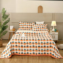 DecorBites™ Cotton Double Bedspread Set with Floral Design for Healthy Home Bed Decor