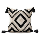 DecorBites™ Geometric Embroidery Boho Cushion Cover Sofa Decorative Pillowcase Canvas Cotton