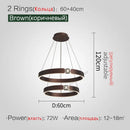 DecorBites™ Diamond Ring Chandelier | Nordic Crystal Bedroom and Living Room Luxury Lamp