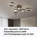 DecorBites™ Gold Plated Luxury Chandelier with Remote Control Crystals for Elegant Living & Bedroom Decor