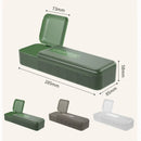 DecorBites™ Cable Box: Desk Organizer for Charger, Cord, Phone | Storage with Cover