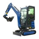 Mini Excavator Prices CE Euro Diesel Engine Bagger 1.8 ton 1.5 t 2 ton Multifunctional Mini Excavator