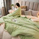 DecorBites™ Cozy Dual Use Flannel Duvet Cover - Autumn Winter Warmth Blanket Quilt