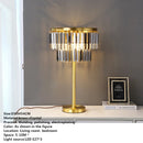 DecorBites™ Crystal Brass Floor Lamp: Modern Nordic Style LED Standing Light