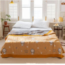 DecorBites™ Cotton Gauze Boho Throw Blanket - Cozy Bedspread & Sofa Cover